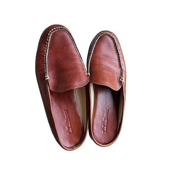 L.L. Bean Brown Leather Loafers - Picture 2 of 11